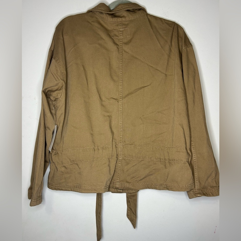 Time and Tru Brown Utility Jacket Womens M(8-10) - Picture 2 of 6